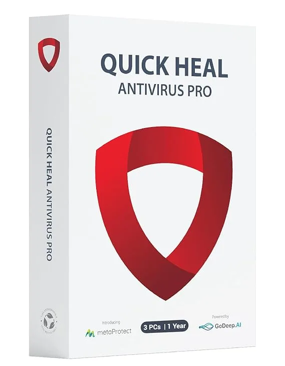 Quick Heal Antivirus Pro – Latest Version | 3 Devices | 1-Year Protection