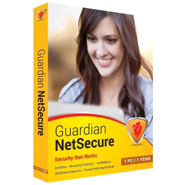 Guardian NetSecure | Advanced Antivirus Protection | 1 User-1 Year | Instant Email Delivery
