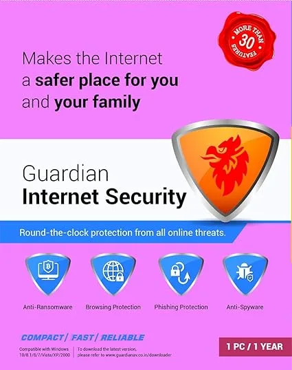 Guardian Internet Security | 1 User-1 Year | Instant Email Delivery